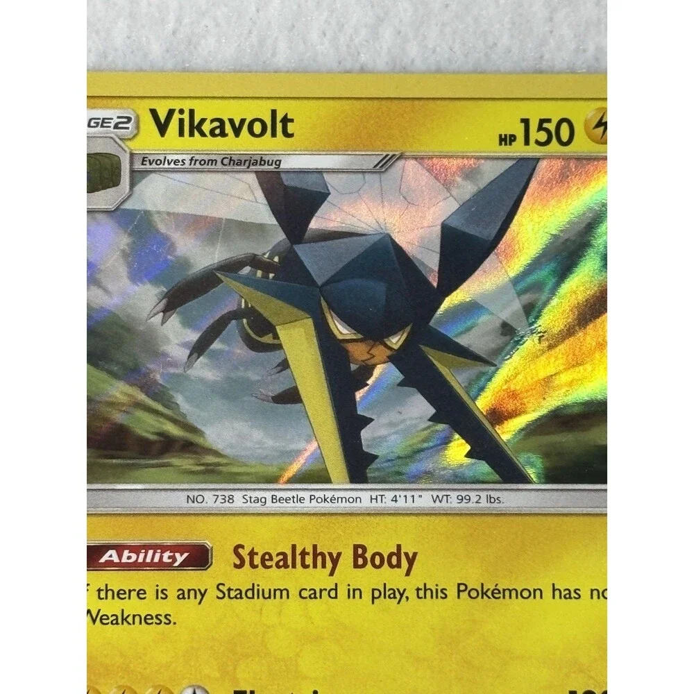 Lot of 7 Pokémon Reverse Holo Cards Incineroar Lucario Vikavolt Tag Switch & Mor